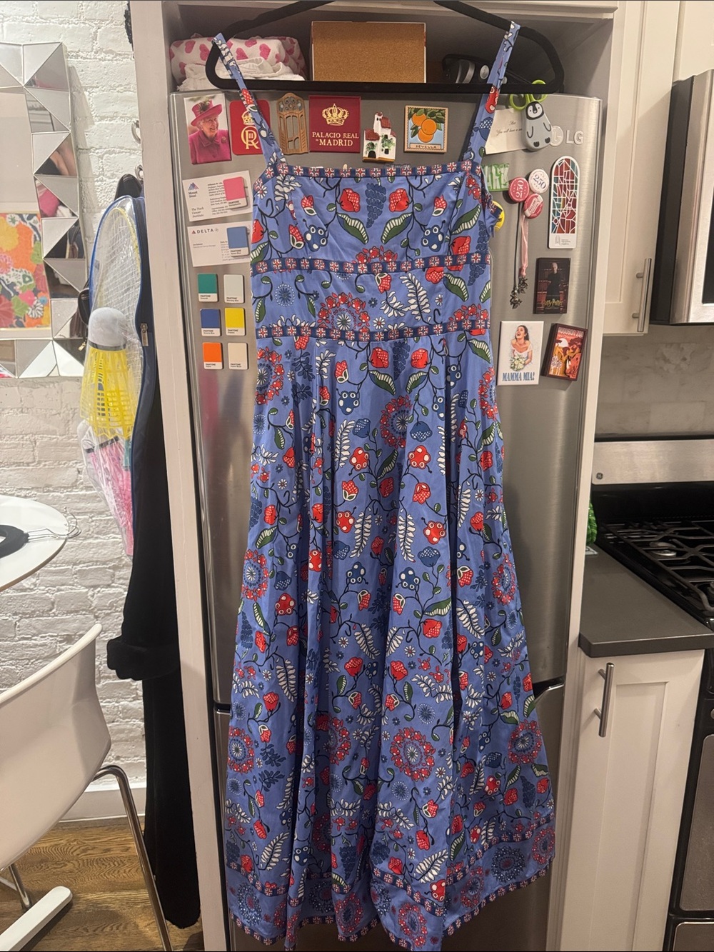 NWOT hill house Swedish print dress